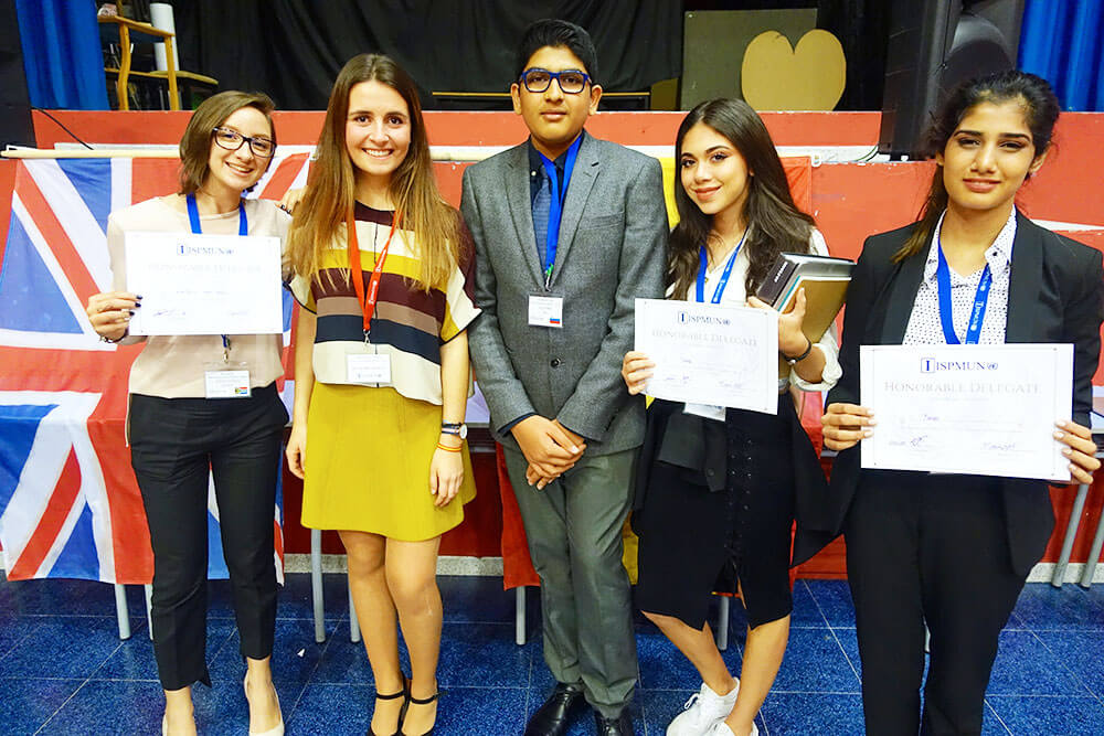 Nibras students flourish at the ISP Model United Nations event in Spain