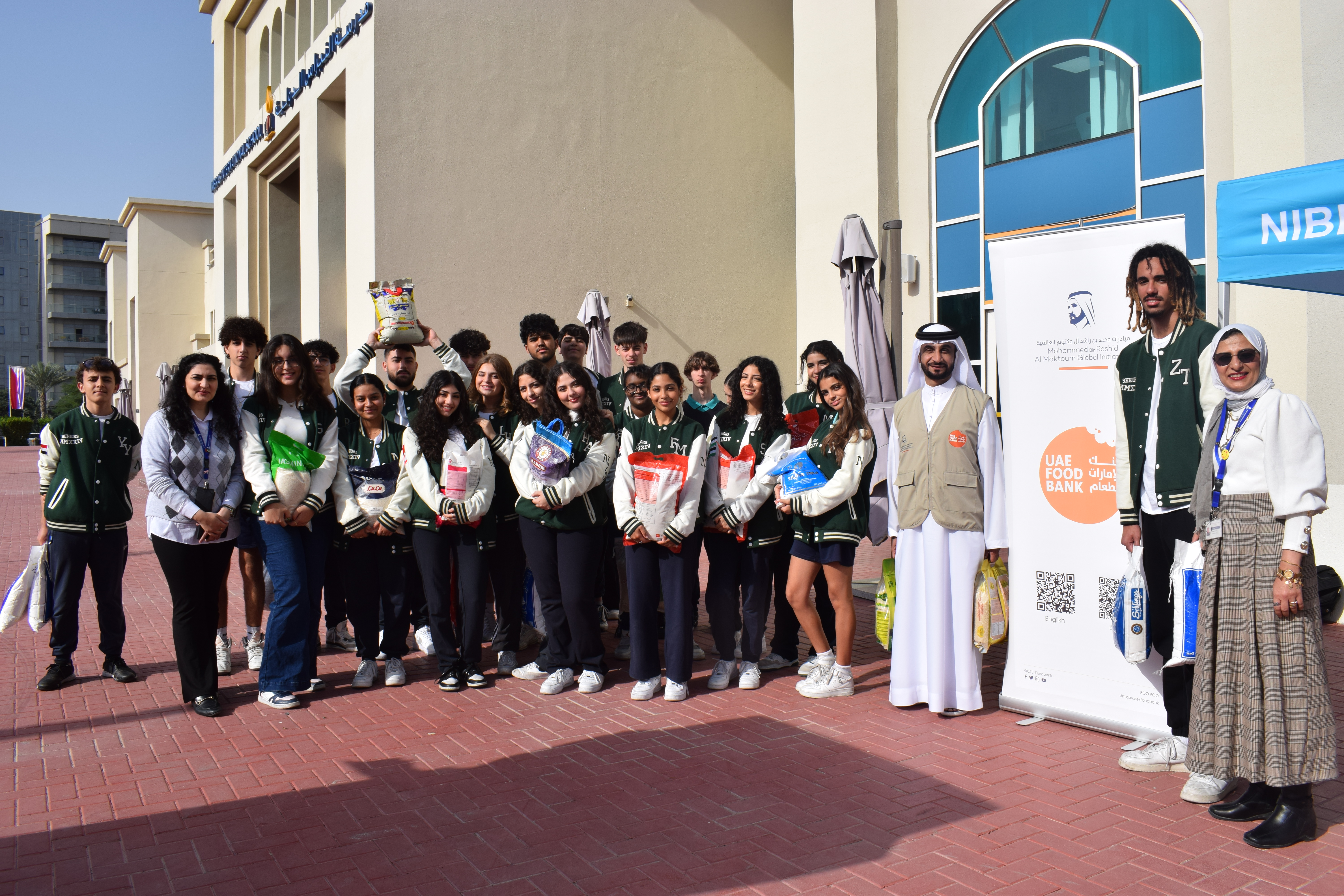 مبادرة المسؤولية الاجتماعية للشركات في NIS تدعم مشروع بنك الطعام الإماراتي للقضاء على الجوع